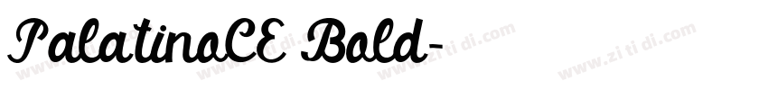 PalatinoCE Bold字体转换